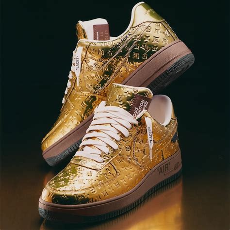 air force 1 louis vuitton gold|Louis Vuitton air force 1 price.